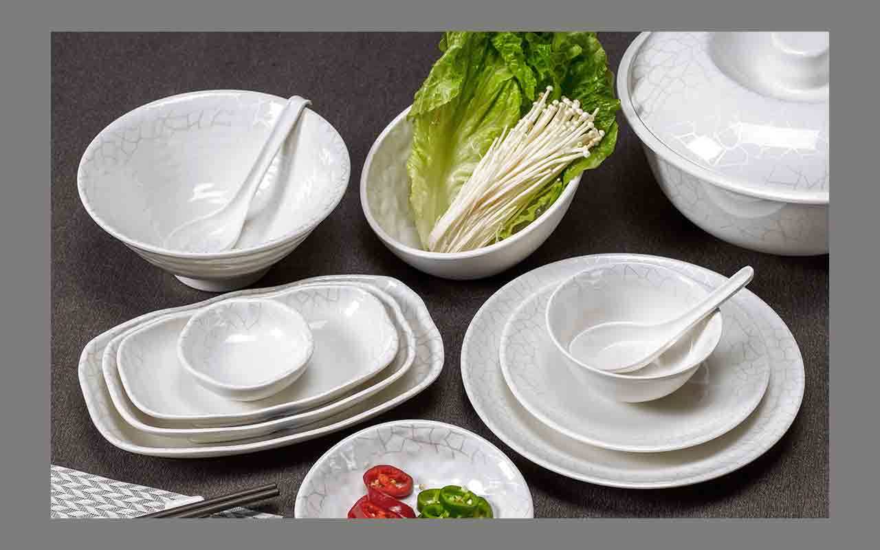 珍珠網玉瓷餐具