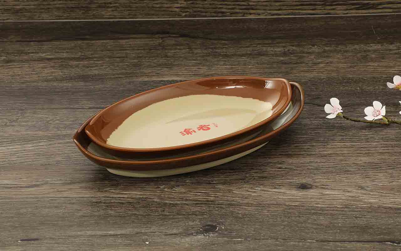 密胺創(chuàng)意船形盤