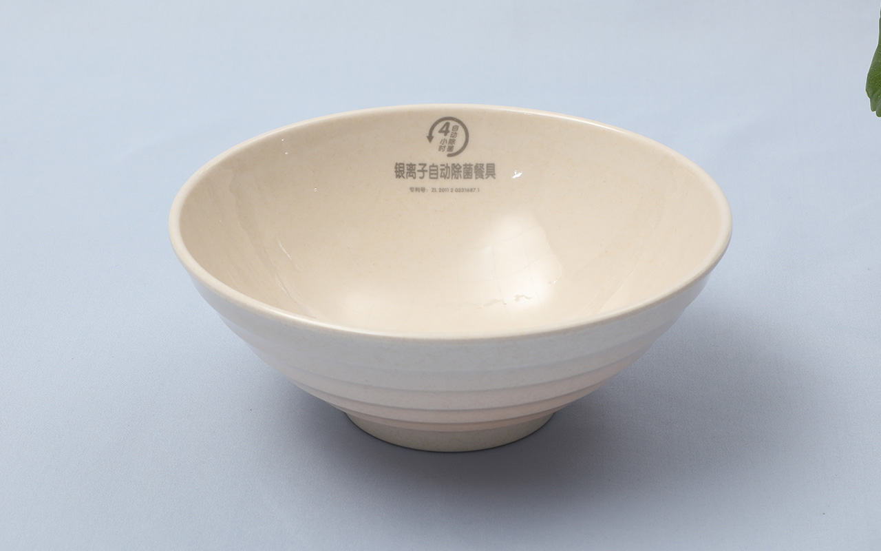 餐具銀離子原理圖-餐具定制-圓碗